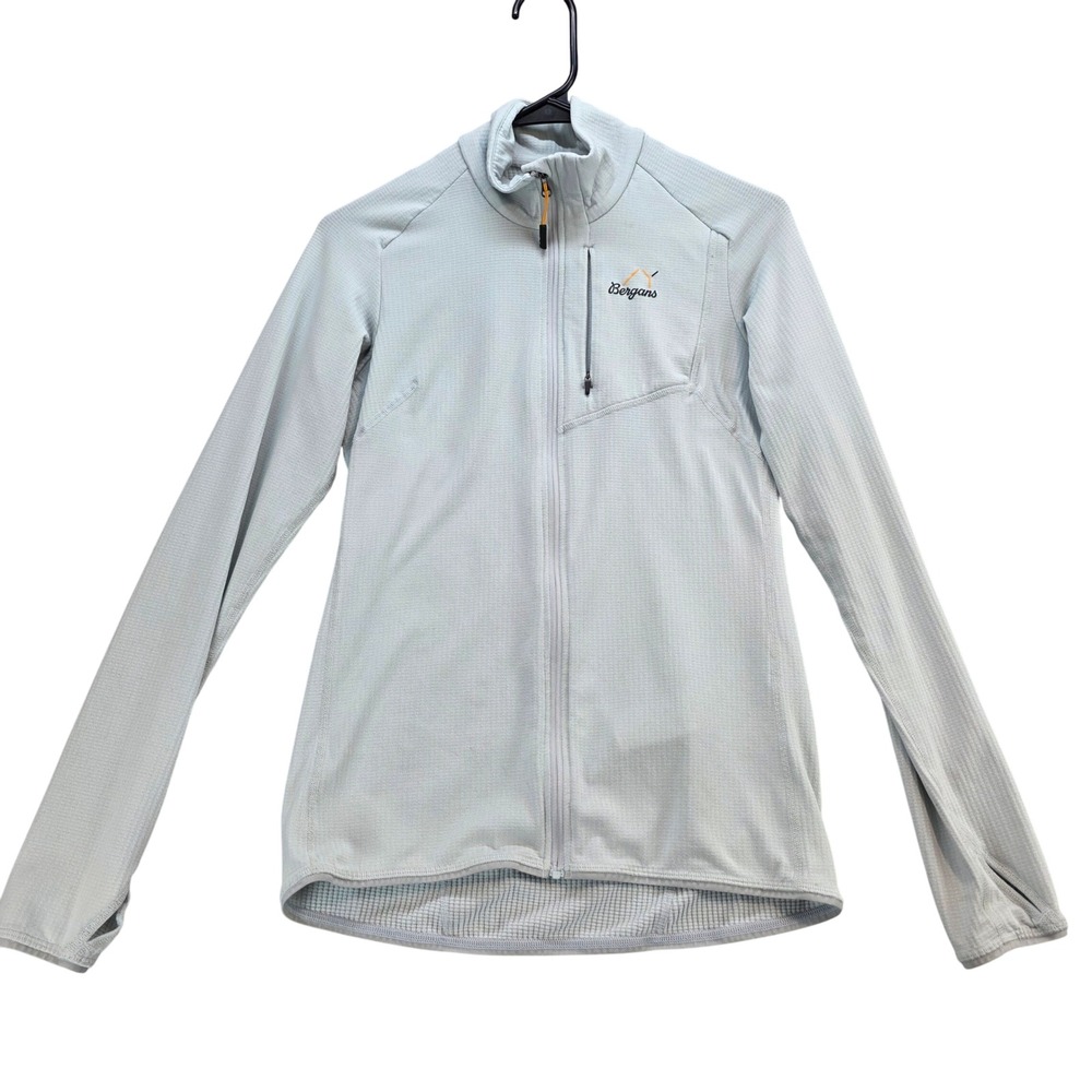 Bergans of Norway Light Line Essence Midlayer Jacket Womens Size S Grey‎